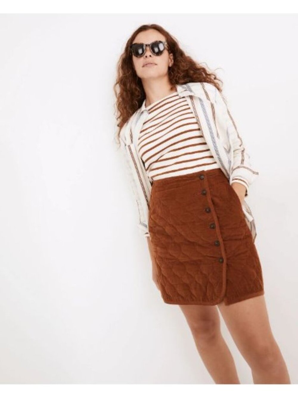 Madewell Corduroy Quilted Mini Skirt - Picture 12 of 12